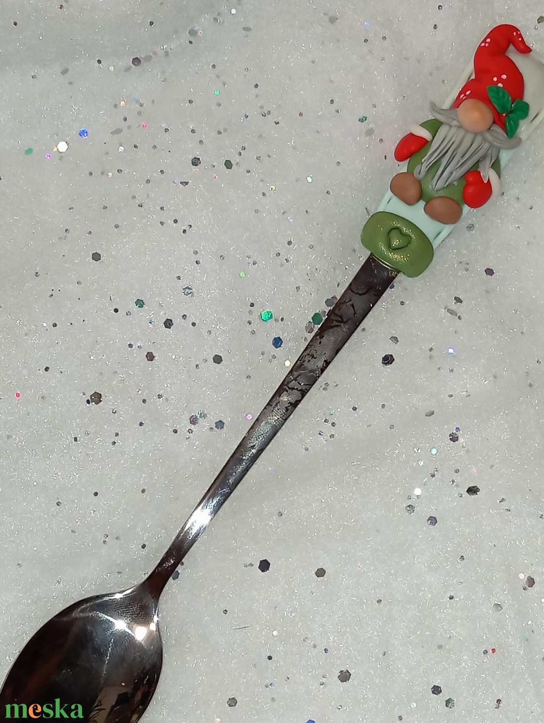 Manós  Lattés kanál   - otthon & életmód - konyhafelszerelés, tálalás - tálalás - bögre & csésze - Meska.hu