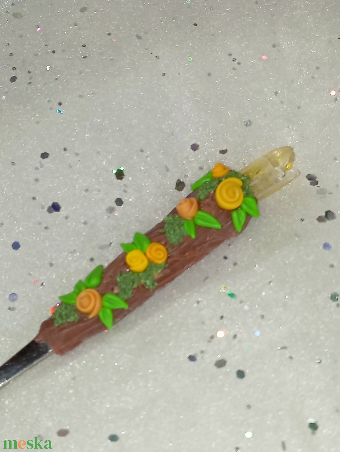 Tündérkék kártya  kávéskanál teáskanál  - otthon & életmód - konyhafelszerelés, tálalás - tálalás - bögre & csésze - Meska.hu