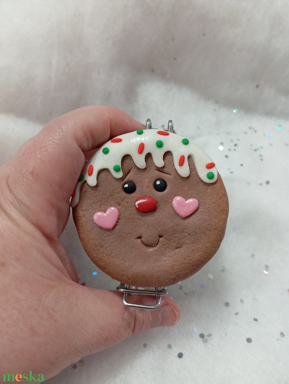 Kicsi Karácsonyi Mézis  Nasis - Cukorkás üveg  - otthon & életmód - konyhafelszerelés, tálalás - flaska, csatos üveg - Meska.hu