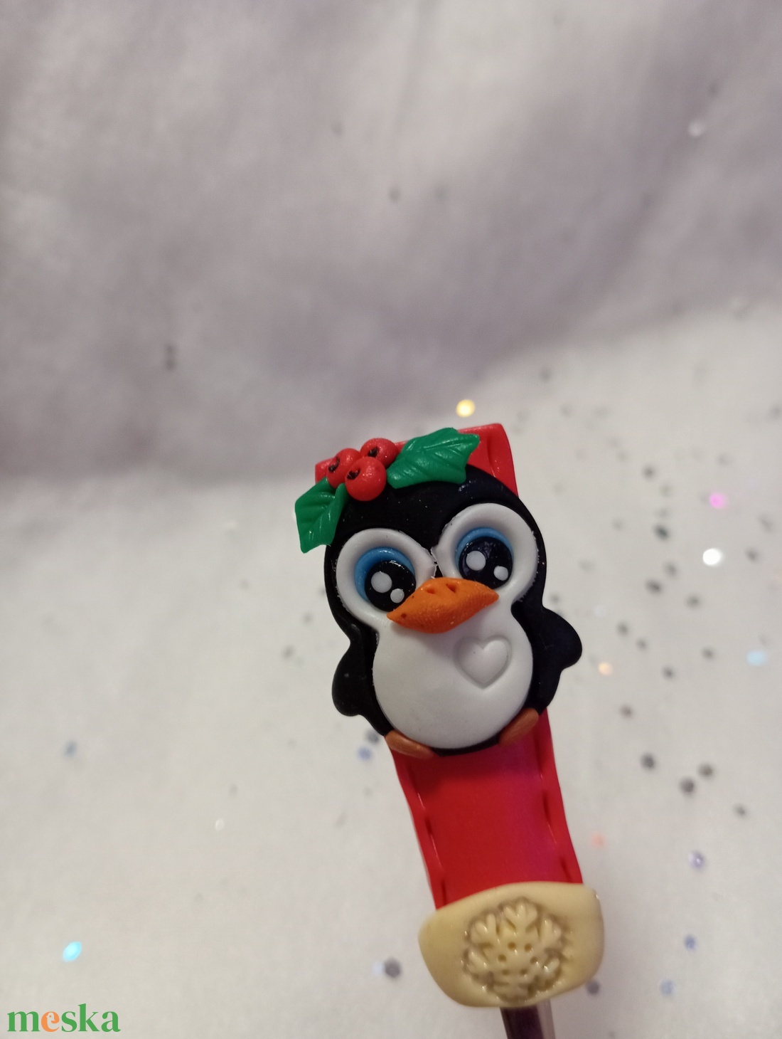 Pingvines teáskanál kávéskanál - otthon & életmód - konyhafelszerelés, tálalás - tálalás - bögre & csésze - Meska.hu