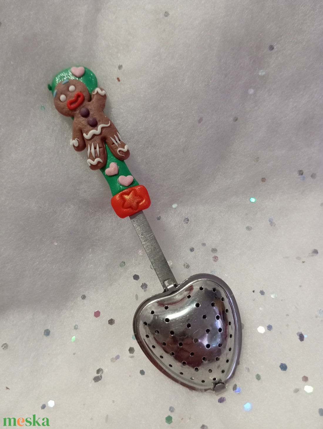 Mézis tea áztató szivecske - otthon & életmód - konyhafelszerelés, tálalás - tálalás - bögre & csésze - Meska.hu