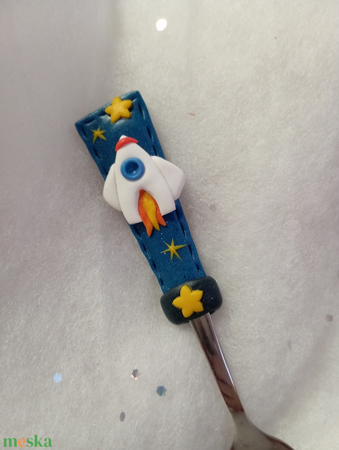 Kis űrhajósoknak teáskanál kakaós kanál - otthon & életmód - konyhafelszerelés, tálalás - tálalás - bögre & csésze - Meska.hu