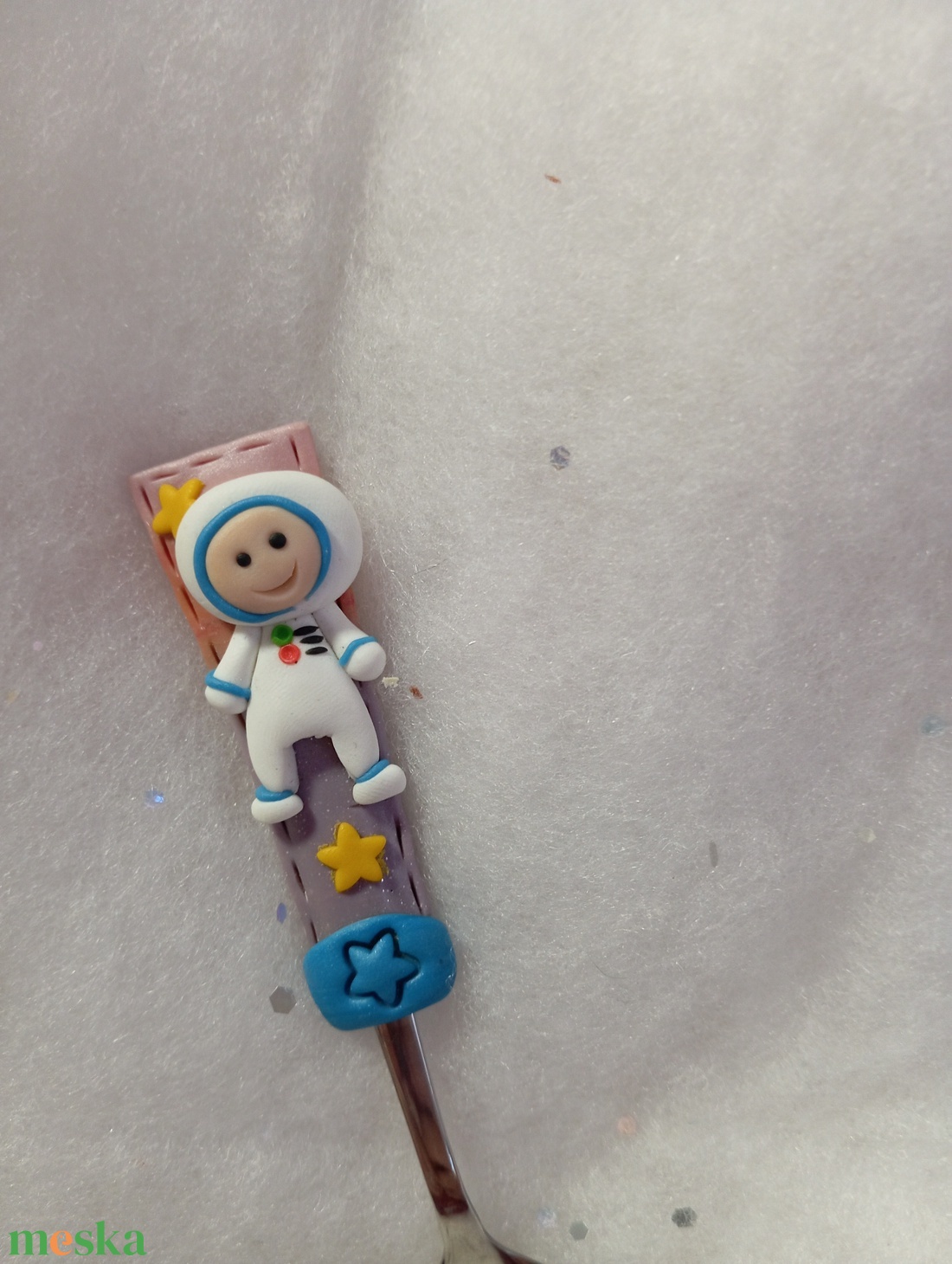 Kicsi űrhajósoknak teáskanál kakaós kanál - otthon & életmód - konyhafelszerelés, tálalás - tálalás - bögre & csésze - Meska.hu