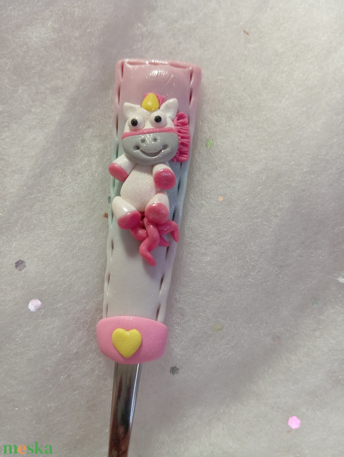 Ecccavú egyszarvú unikornis  teáskanál kakaós kanál - otthon & életmód - konyhafelszerelés, tálalás - tálalás - bögre & csésze - Meska.hu