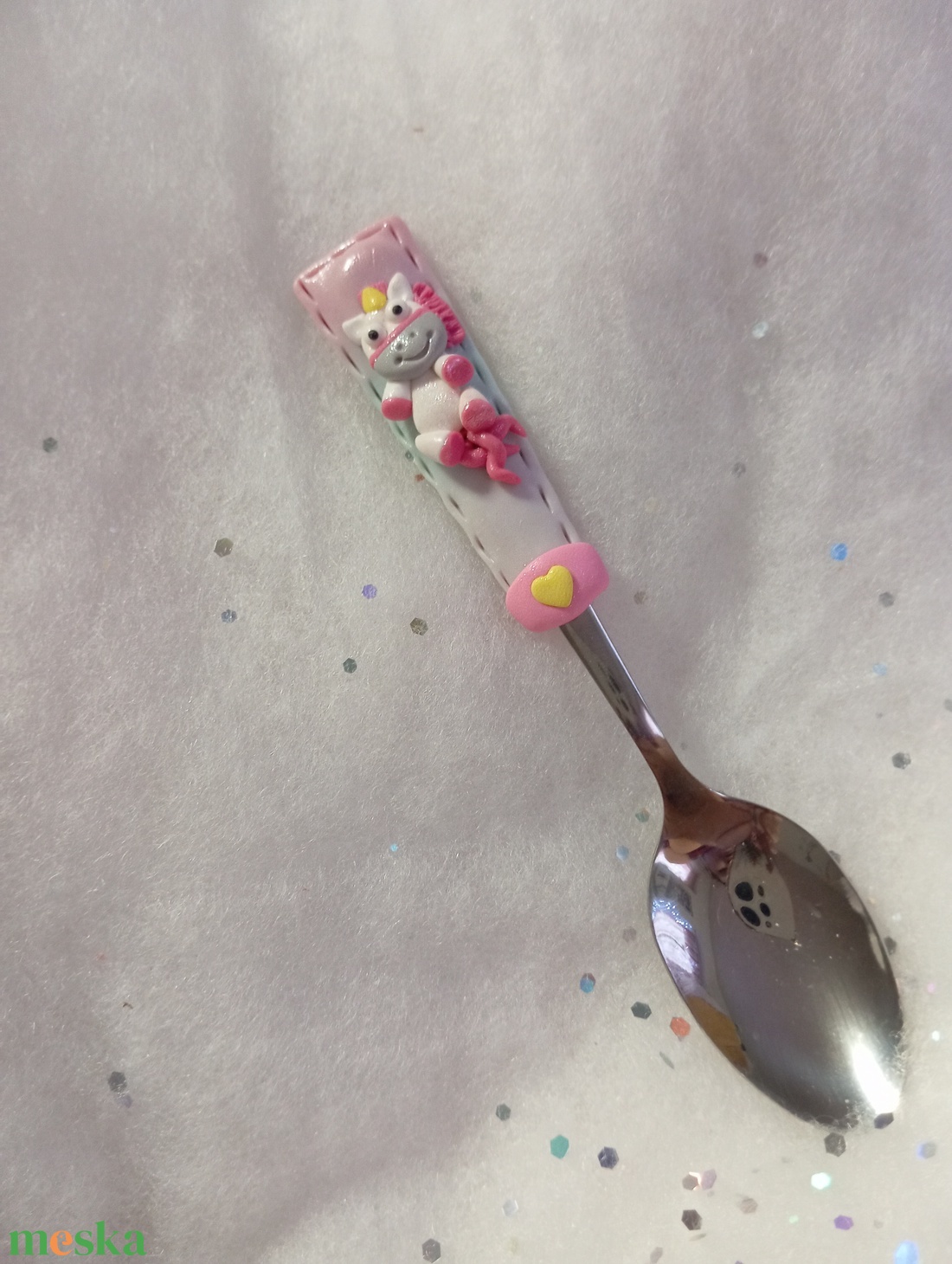 Ecccavú egyszarvú unikornis  teáskanál kakaós kanál - otthon & életmód - konyhafelszerelés, tálalás - tálalás - bögre & csésze - Meska.hu