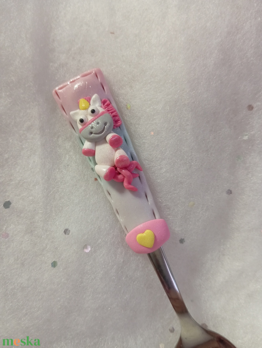 Ecccavú egyszarvú unikornis  teáskanál kakaós kanál - otthon & életmód - konyhafelszerelés, tálalás - tálalás - bögre & csésze - Meska.hu