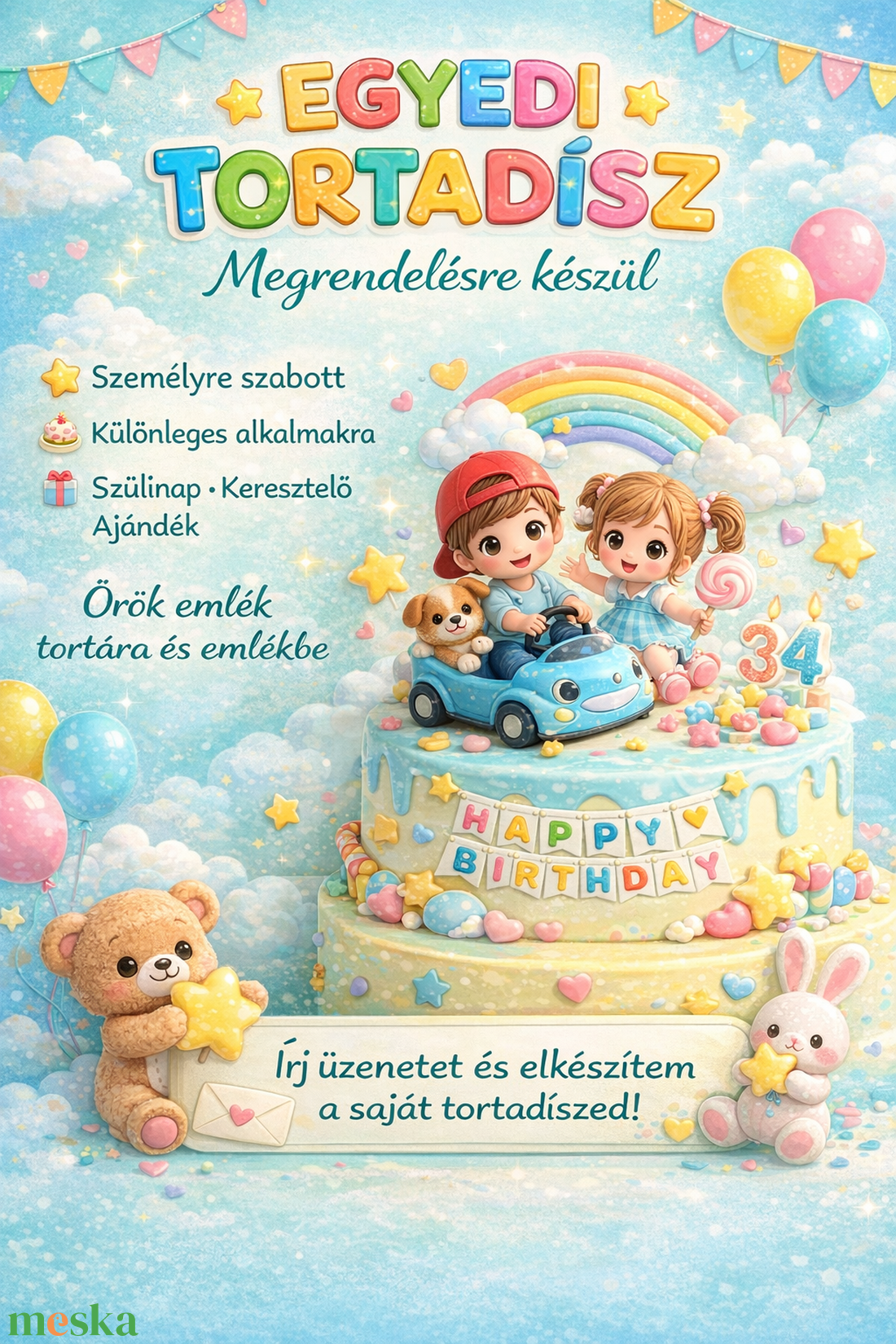 Kertész Kisasszony  Egyedi ELKÉPZELÉS ALAPJÁN KÉSZÜLŐ Örök Tortadísz Megrendelés  - otthon & életmód - konyhafelszerelés, tálalás - sütés, főzés - sütidísz - Meska.hu