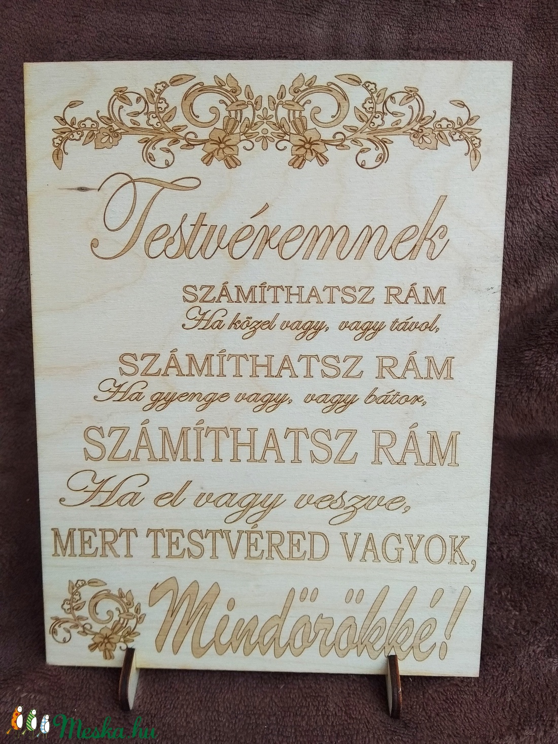 Testvéremnek tábla - otthon & életmód - dekoráció - Meska.hu Testvéremnek tábla - otthon & életmód - dekoráció - Meska.hu