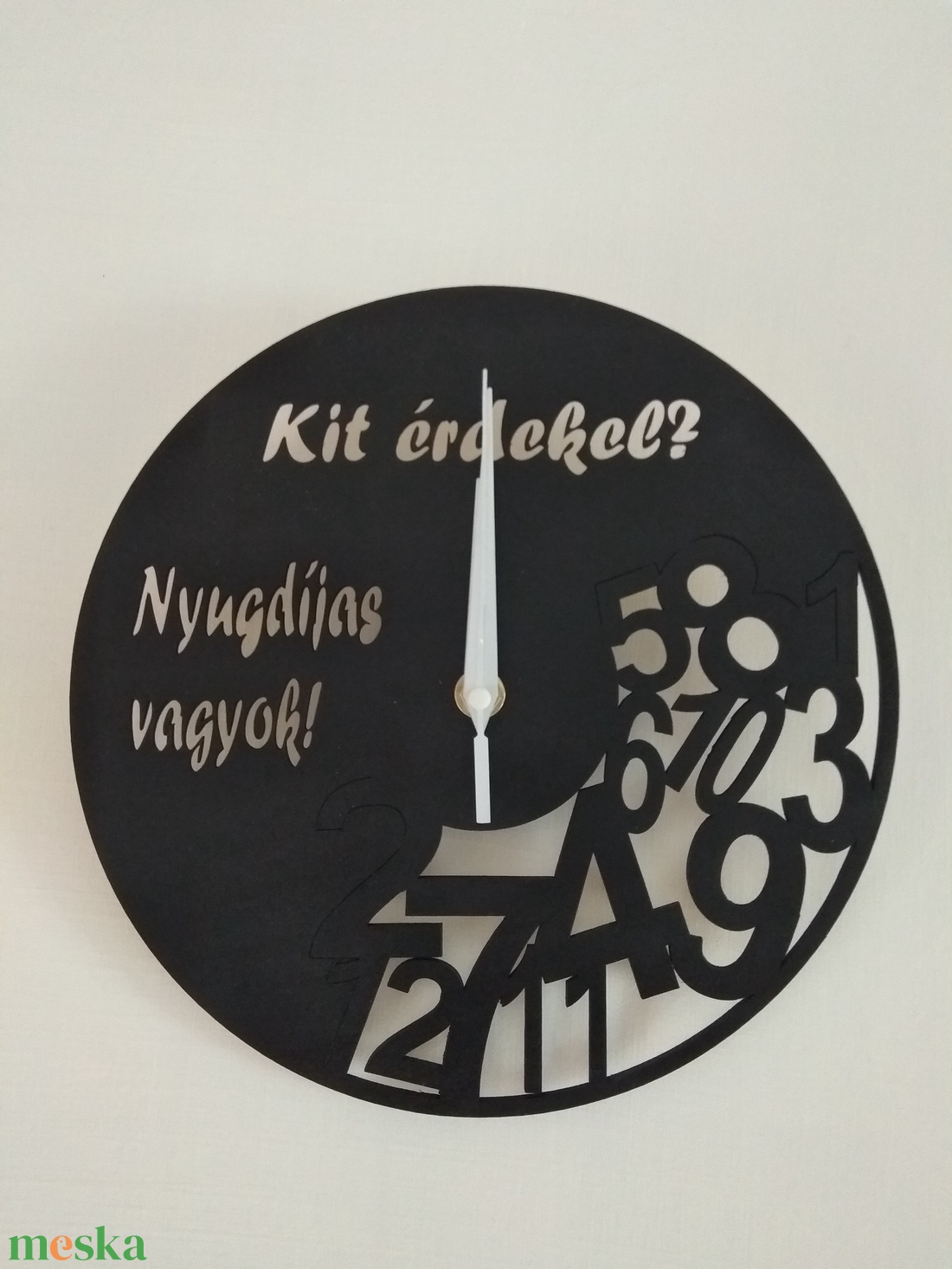 Nyugdíjas falióra - otthon & életmód - dekoráció - fali és függő dekoráció - falióra & óra - Meska.hu Nyugdíjas falióra - otthon & életmód - dekoráció - fali és függő dekoráció - falióra & óra - Meska.hu