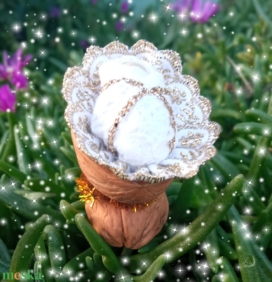 Karácsonyi dióbaba - karácsony - karácsonyi lakásdekoráció - karácsonyi lakásdíszek - Meska.hu