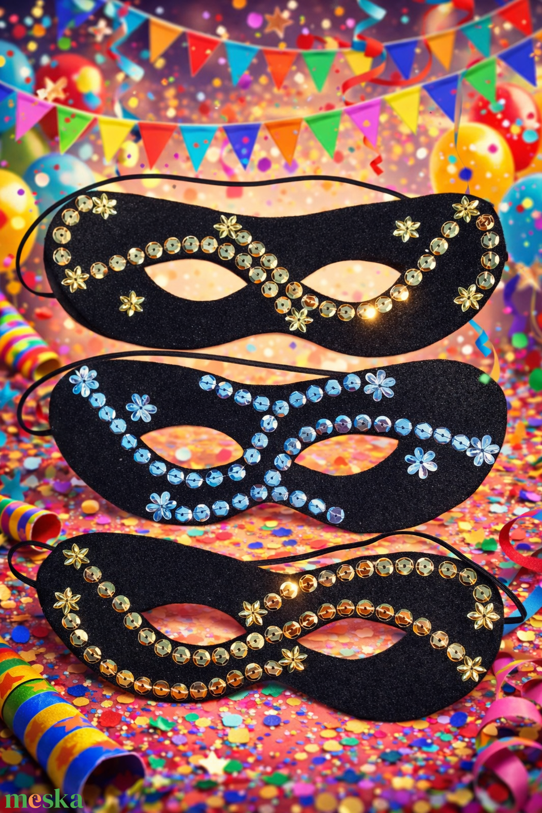 Farsangi álarc  - ruha & divat - jelmez & álarc - álarc - Meska.hu