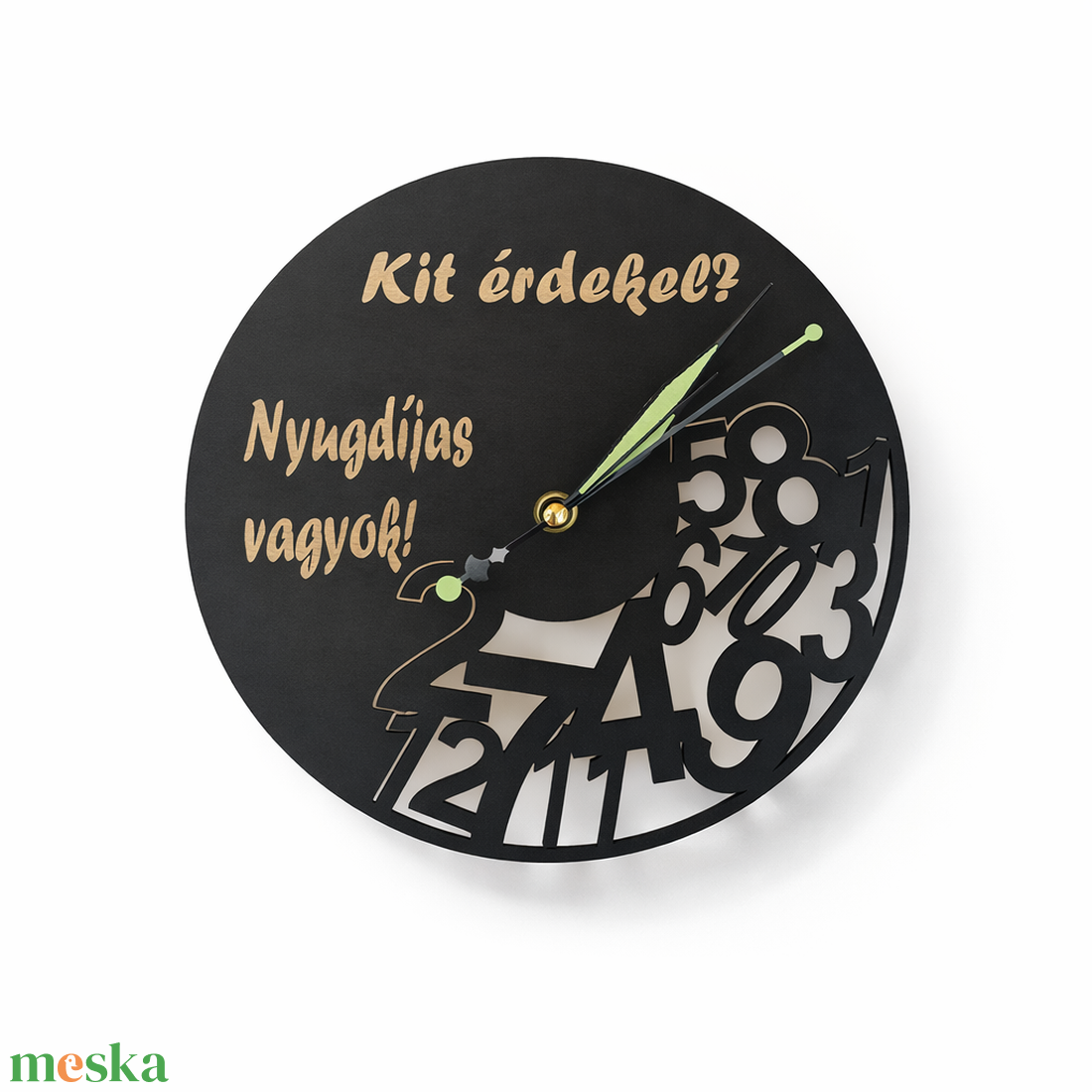 Nyugdíjas falióra - otthon & életmód - dekoráció - fali és függő dekoráció - falióra & óra - Meska.hu