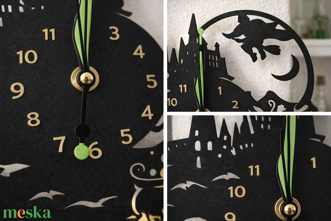 Harry Potteres falióra - otthon & életmód - dekoráció - fali és függő dekoráció - falióra & óra - Meska.hu