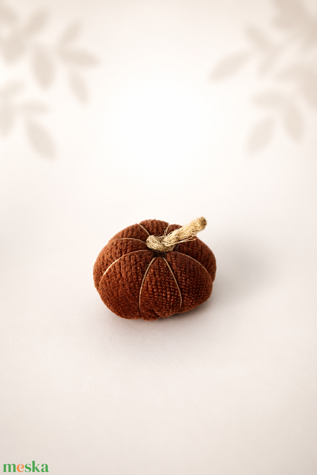 Bársony textil tök szett � 5 db - otthon & életmód - dekoráció - asztal és polc dekoráció - asztaldísz - Meska.hu