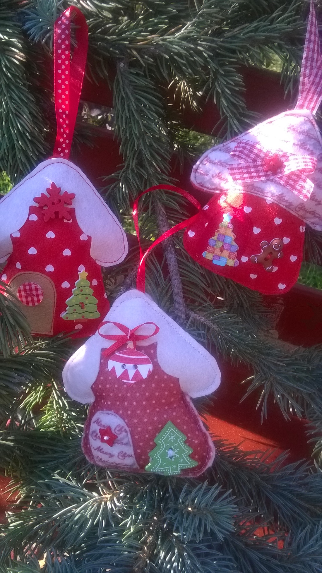 Karácsonyfadísz - Házikó -  - Meska.hu