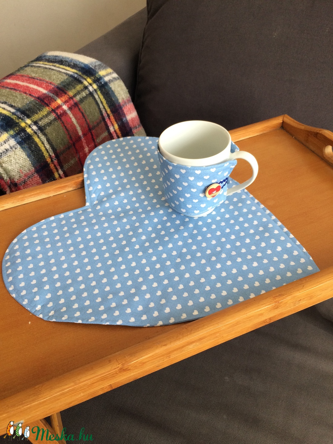 Bögremelegítő szív alakú alátéttel -  - Meska.hu