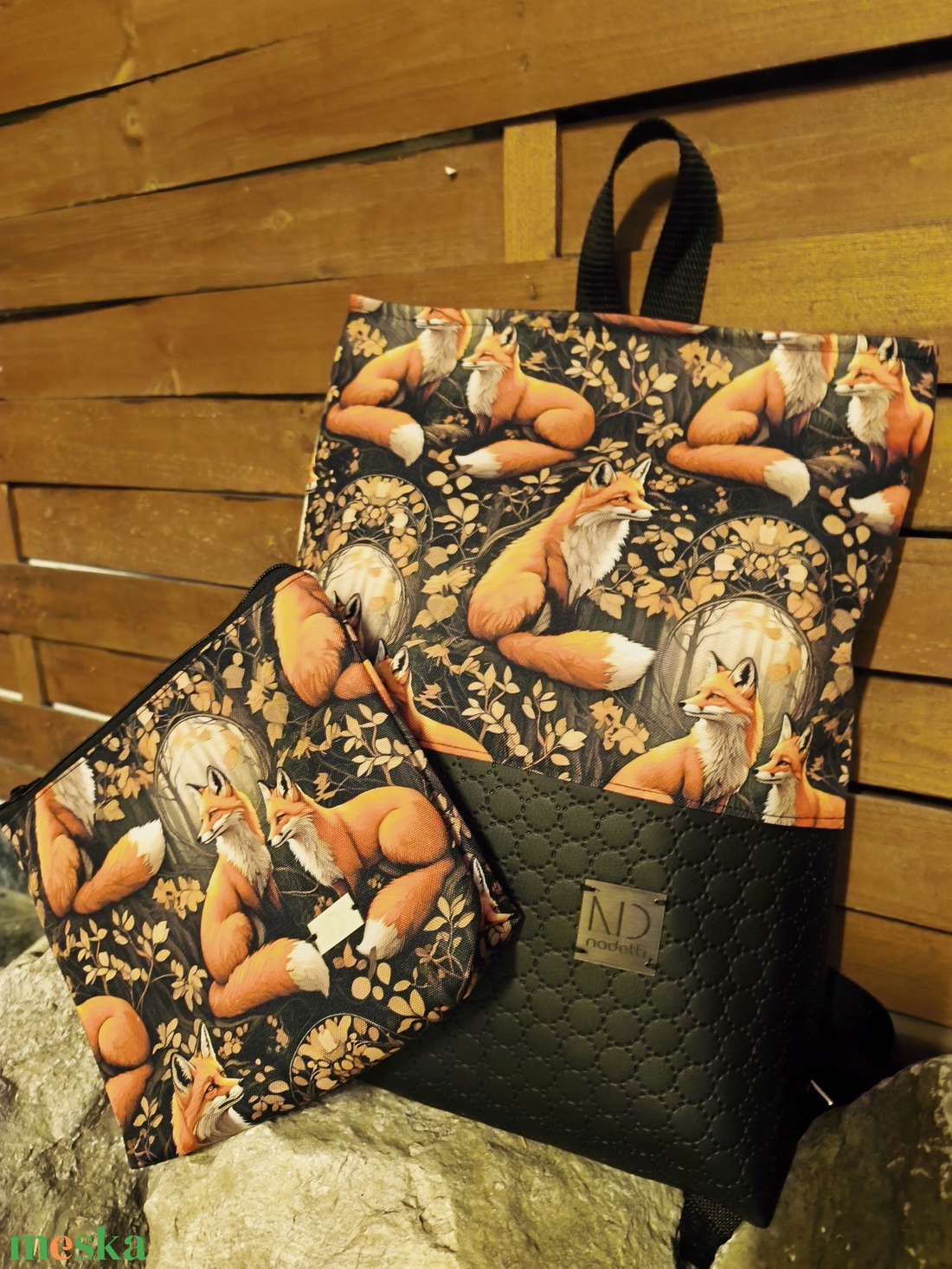 Hátitáska neszeszerrel - táska & tok - hátizsák - hátizsák - Meska.hu