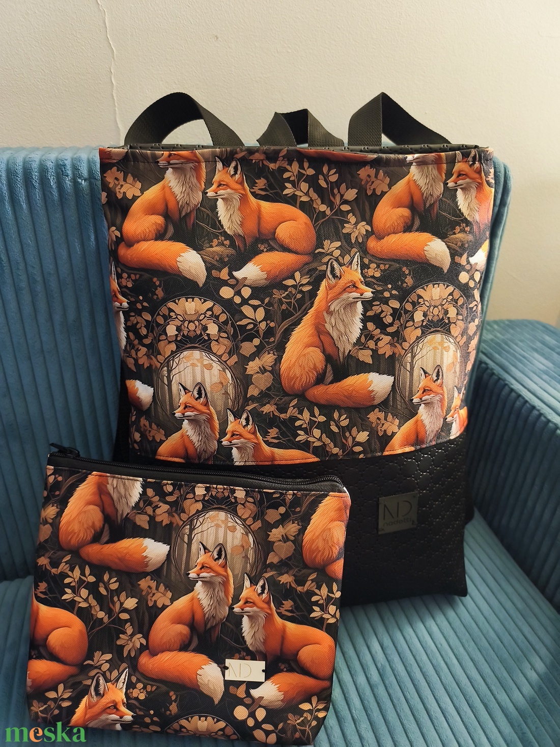 Hátitáska neszeszerrel - táska & tok - hátizsák - hátizsák - Meska.hu