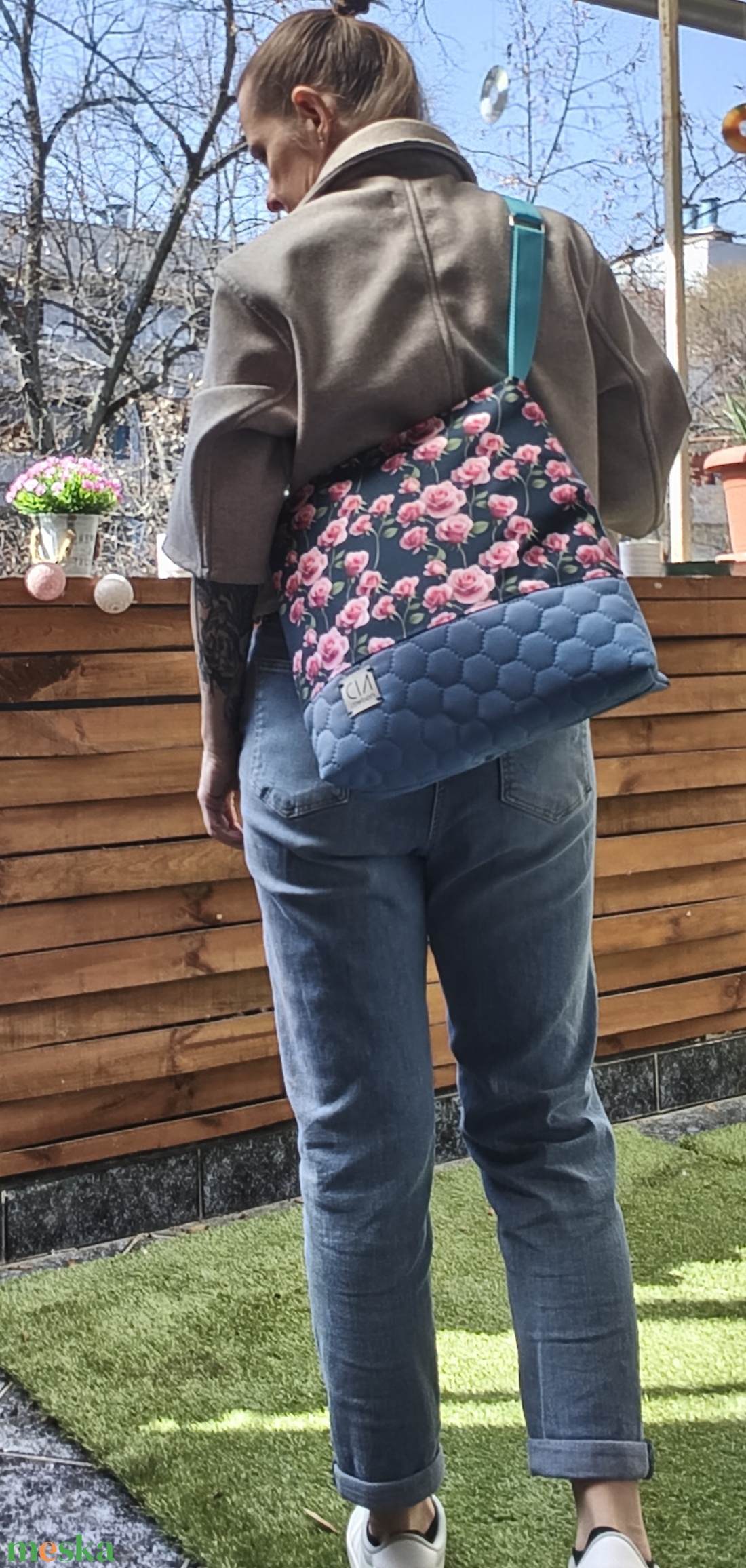 Oldaltáska  - táska & tok - kézitáska & válltáska - vállon átvethető táska - Meska.hu