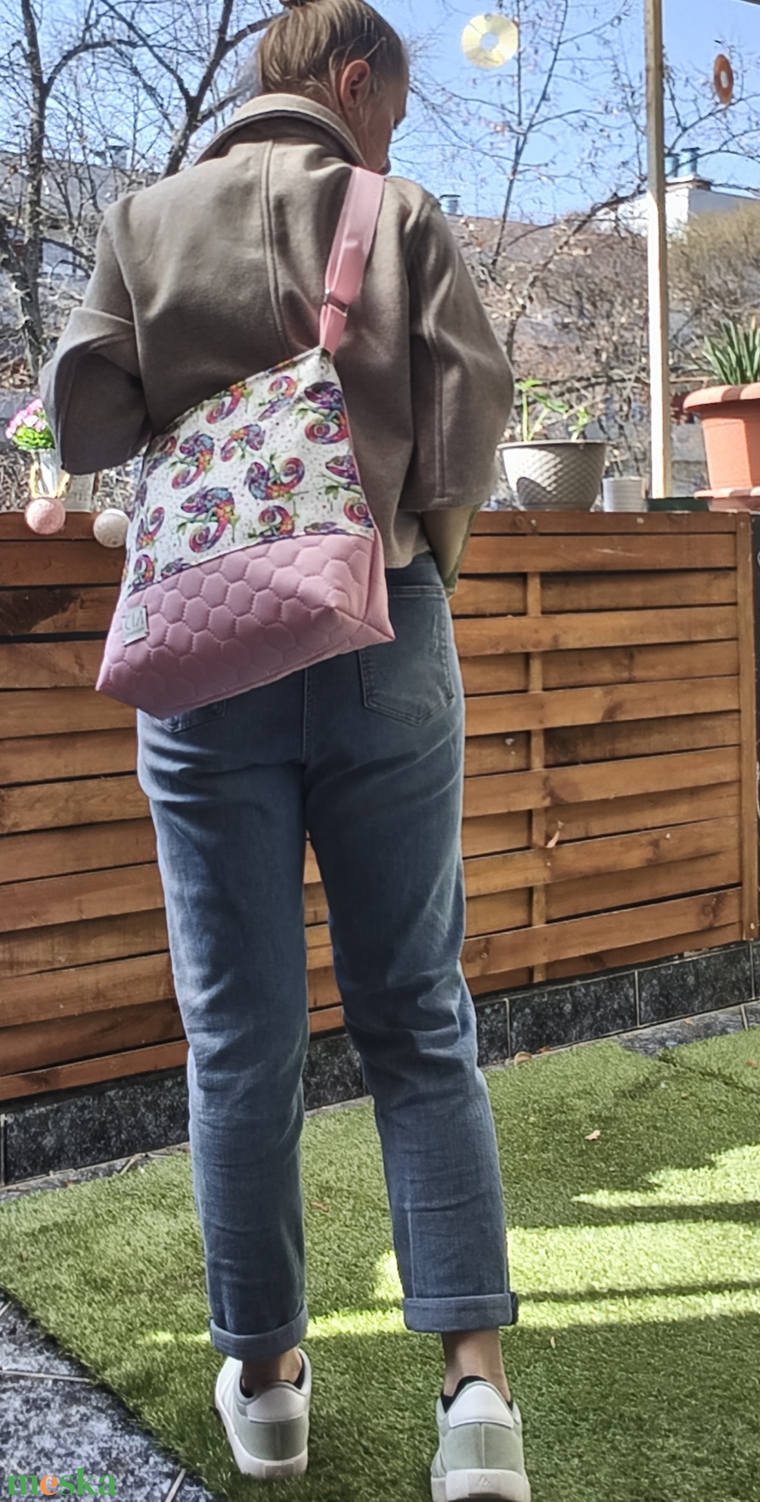 Oldaltáska  - táska & tok - kézitáska & válltáska - vállon átvethető táska - Meska.hu