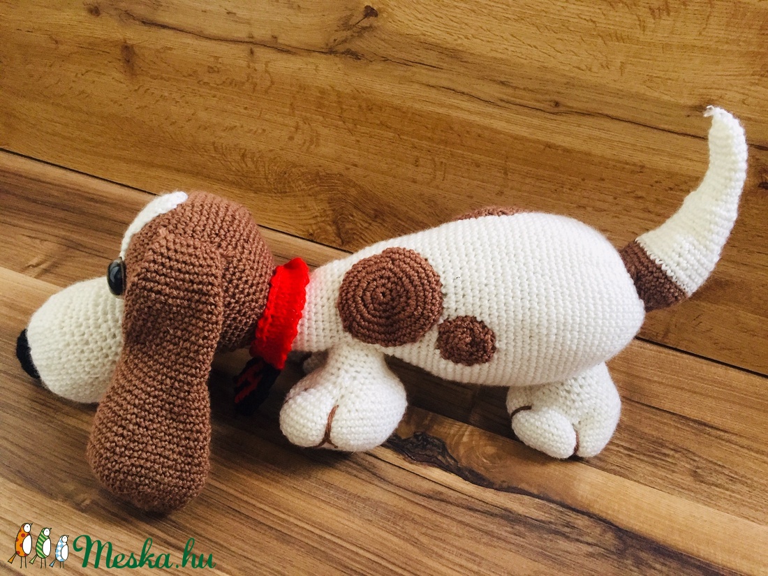 Basset Hound kutyus - játék & sport - plüssállat & játékfigura - kutya - Meska.hu