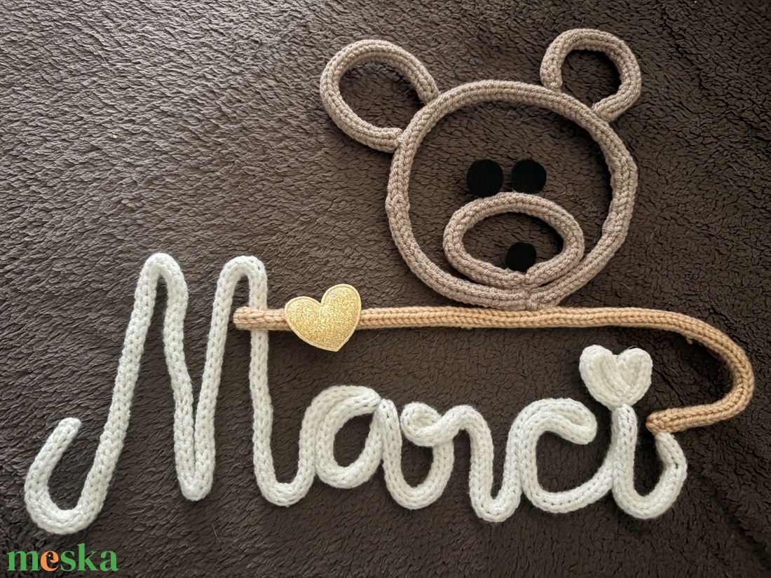 Egyedi névdekorácio - baba - mama - babaszoba dekoráció - baba névtábla - Meska.hu