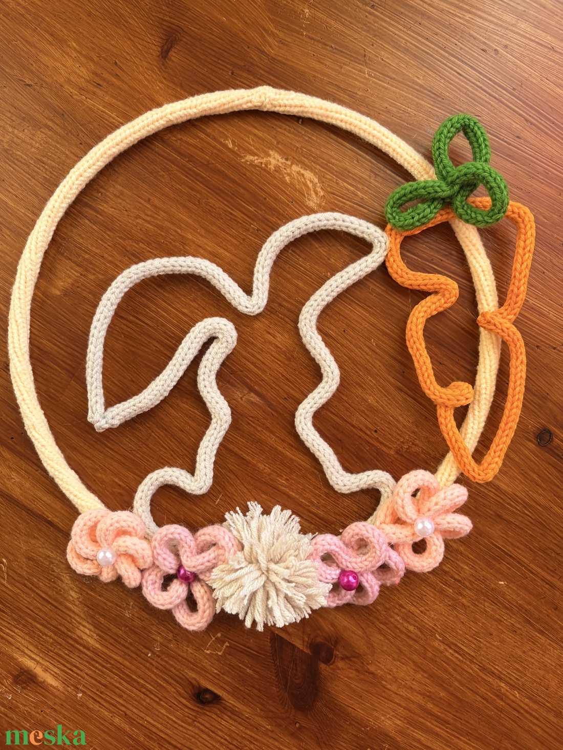 Húsvéti dekoráció - otthon & életmód - dekoráció - ajtó- és ablak dekoráció - ajtódísz & kopogtató - Meska.hu