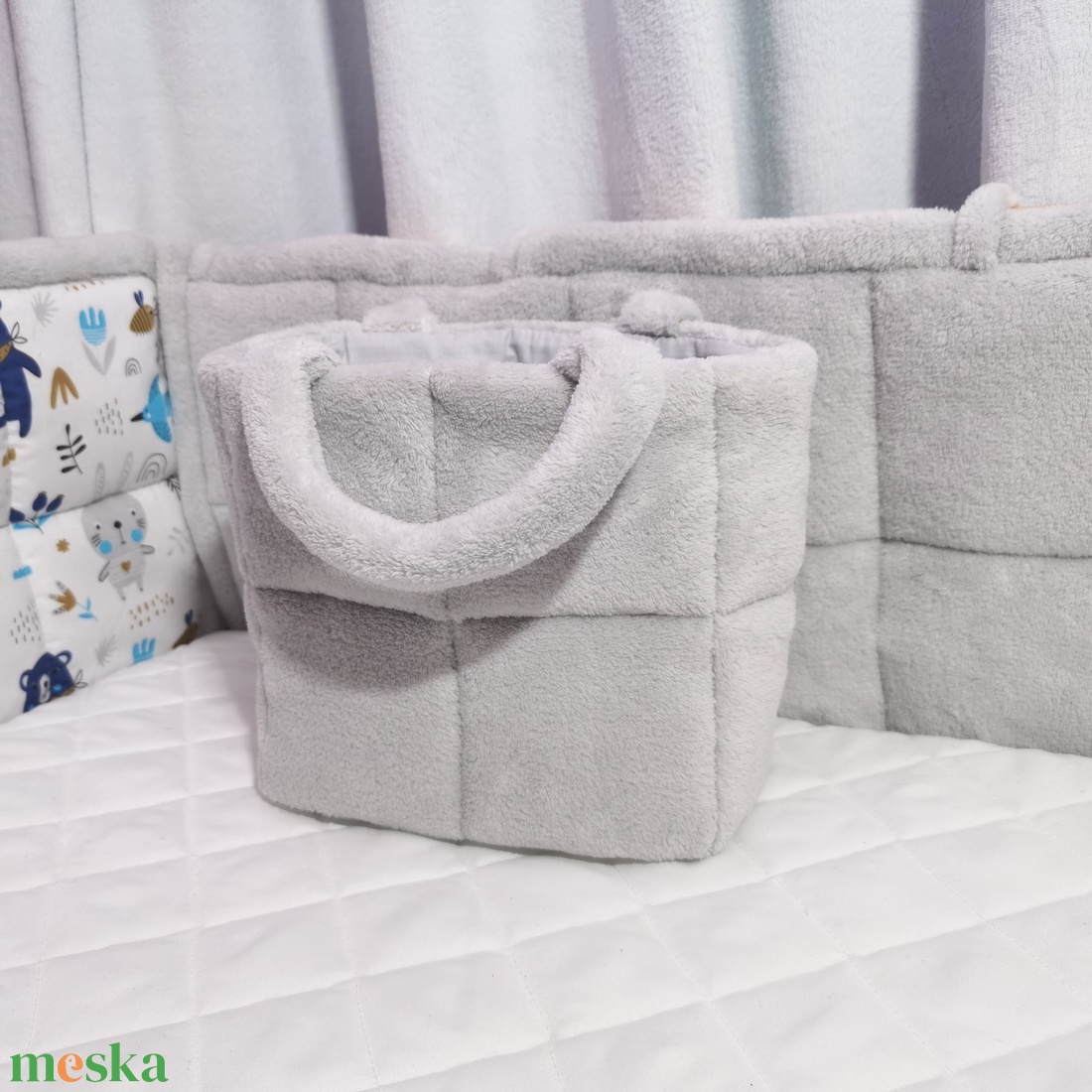 Pelenkatartó  textil tároló  - otthon & életmód - babaszoba, gyerekszoba - játéktároló - Meska.hu