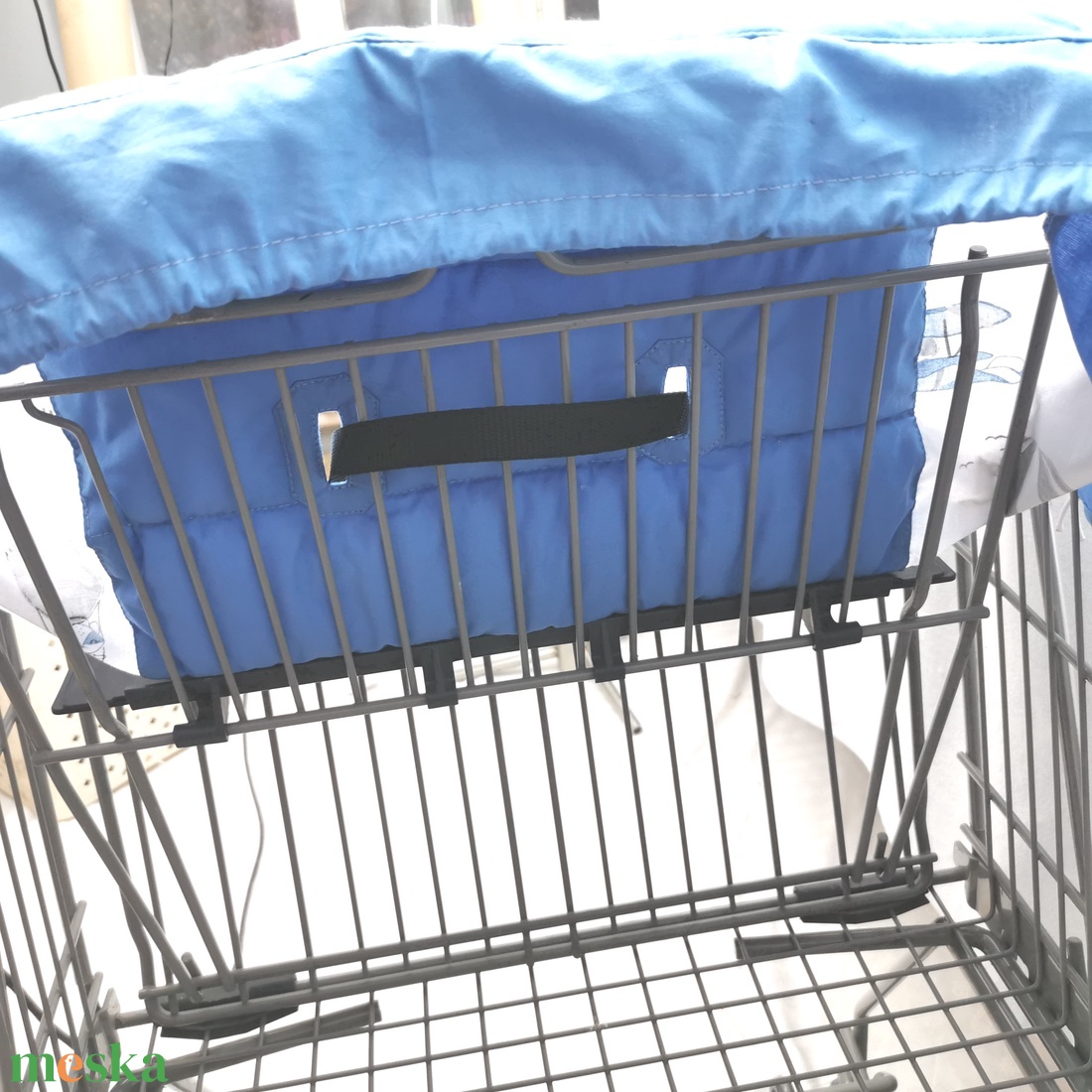 Bevásárlókocsi huzat biztonsági övvel  - játék & sport - 3 éves kor alattiaknak - bevásárlókocsi huzat - Meska.hu