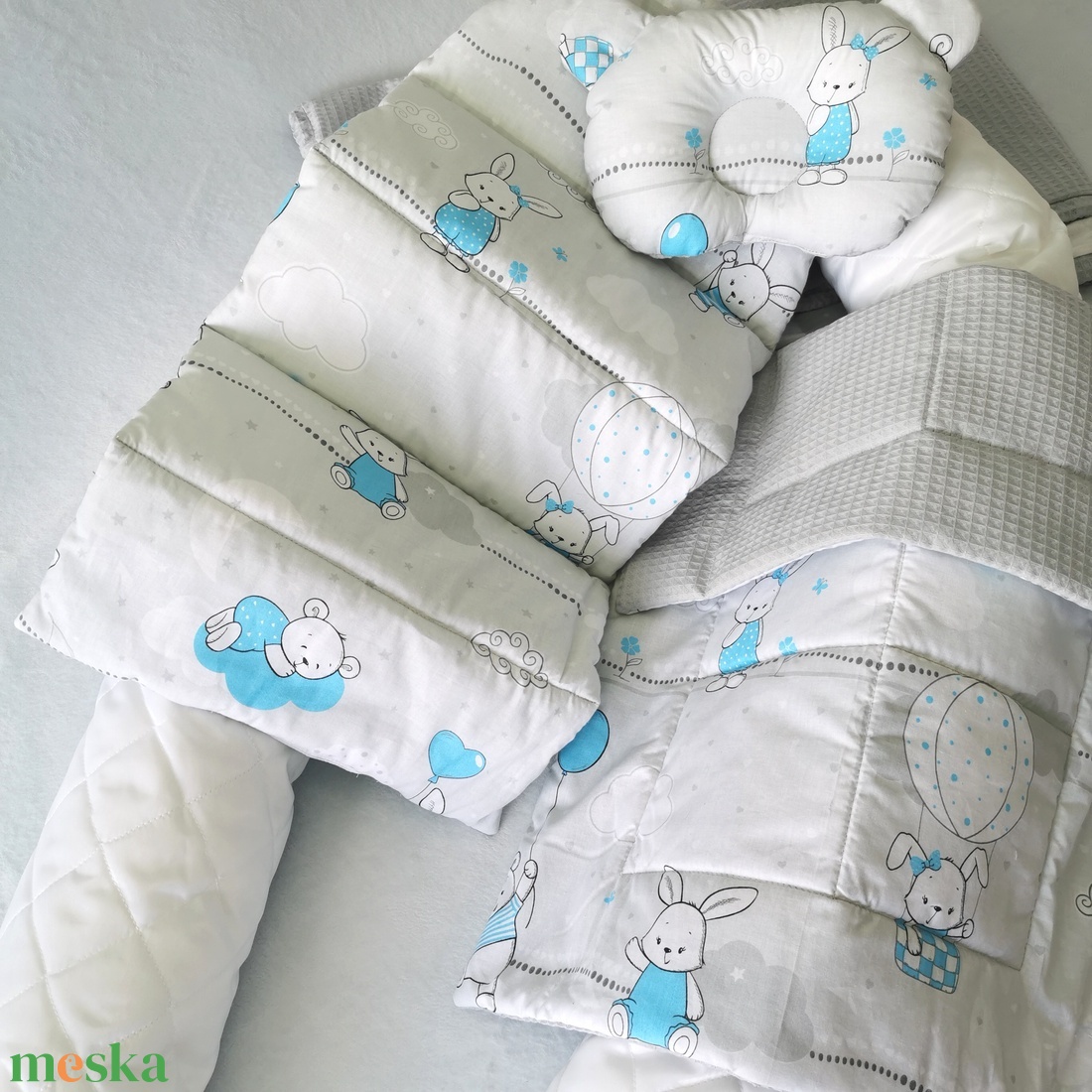Babafészek  levehető huzattal  - baba - mama - babaágyneműk - babafészek - Meska.hu
