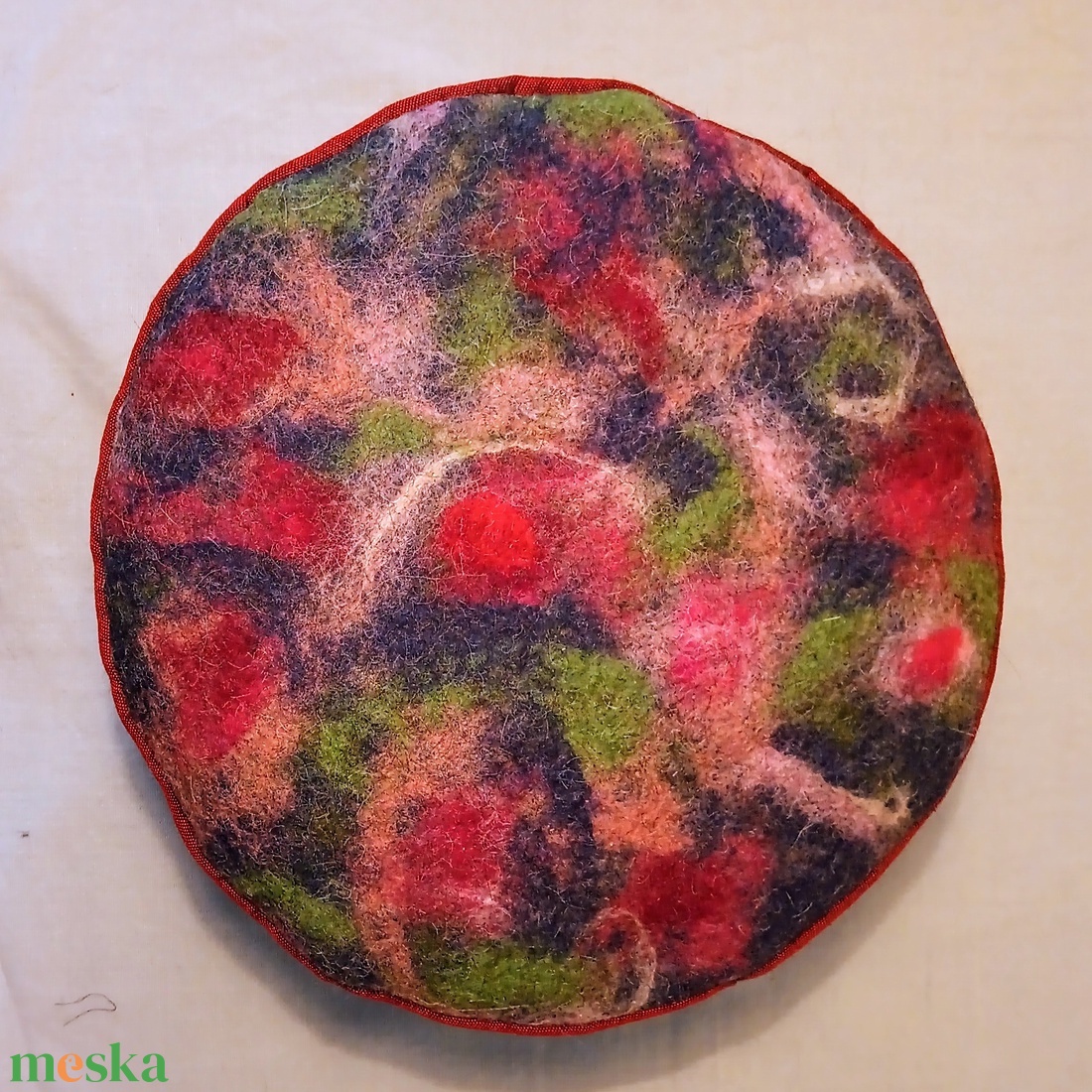 Meditációs ülőpárna, jógapárna nemez ülőlappal Csipkerózsika - játék & sport - sport és kikapcsolódás - jóga, pilates, torna - jógapárna - Meska.hu