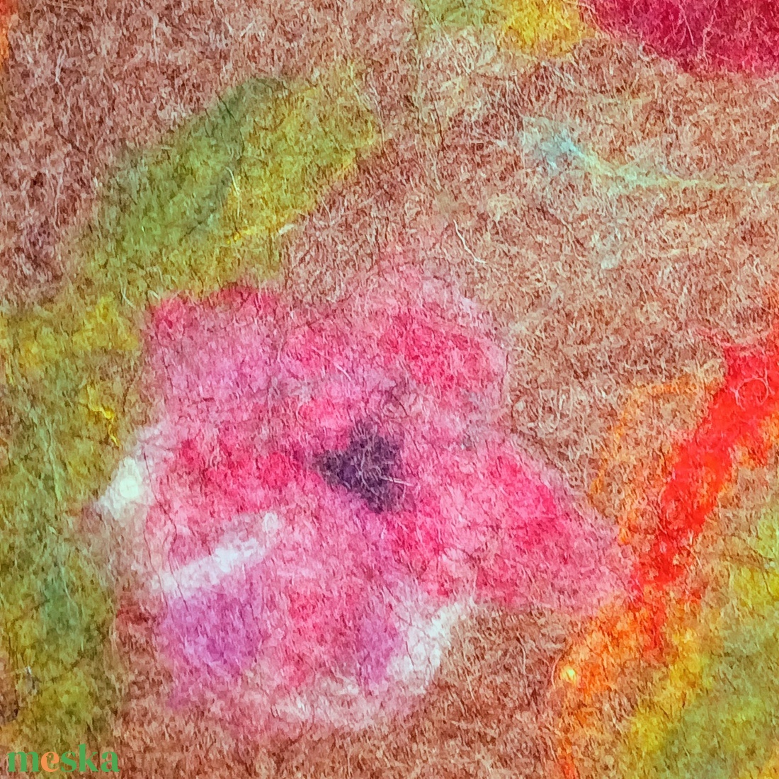 Meditációs ülőpárna, jógapárna nemez ülőlappal Kincső - játék & sport - sport és kikapcsolódás - jóga, pilates, torna - jógapárna - Meska.hu