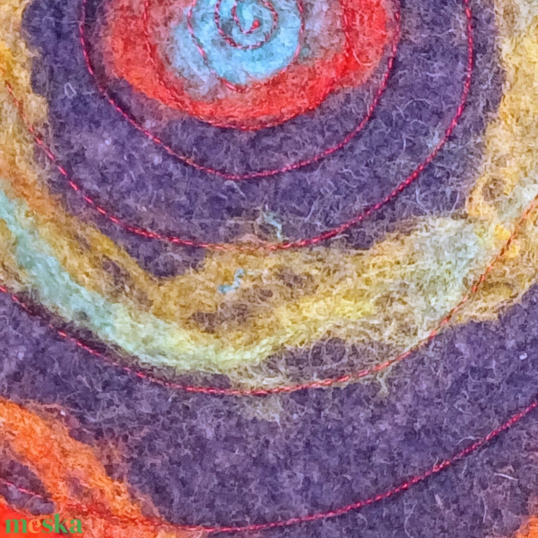 Meditációs ülőpárna, jógapárna nemez ülőlappal Merkaba - játék & sport - sport és kikapcsolódás - jóga, pilates, torna - jógapárna - Meska.hu