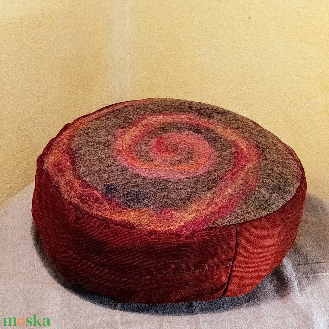 Meditációs ülőpárna, jógapárna nemez ülőlappal Sirius - játék & sport - sport és kikapcsolódás - jóga, pilates, torna - jógapárna - Meska.hu