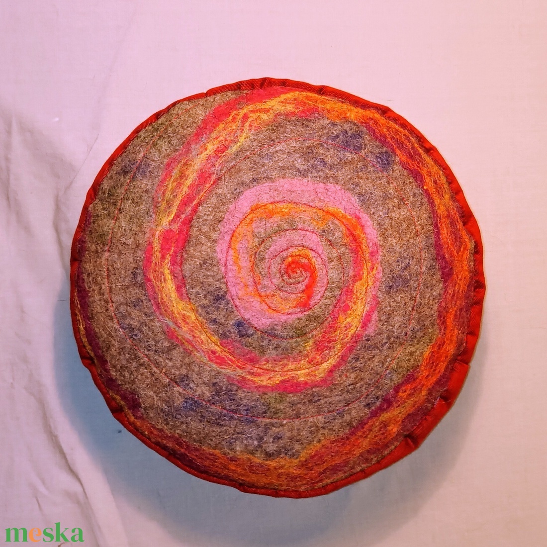 Meditációs ülőpárna, jógapárna nemez ülőlappal Sirius - játék & sport - sport és kikapcsolódás - jóga, pilates, torna - jógapárna - Meska.hu