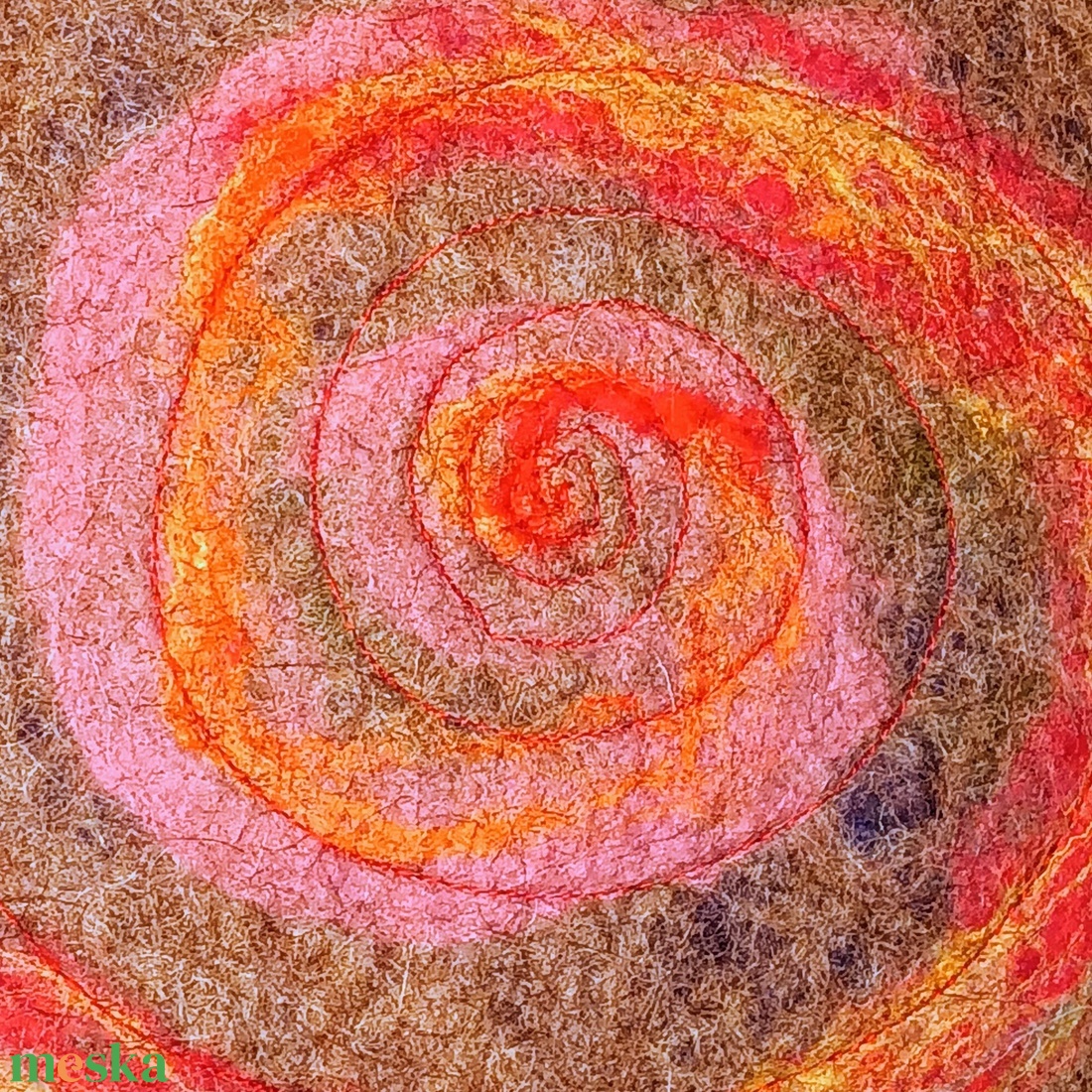 Meditációs ülőpárna, jógapárna nemez ülőlappal Sirius - játék & sport - sport és kikapcsolódás - jóga, pilates, torna - jógapárna - Meska.hu