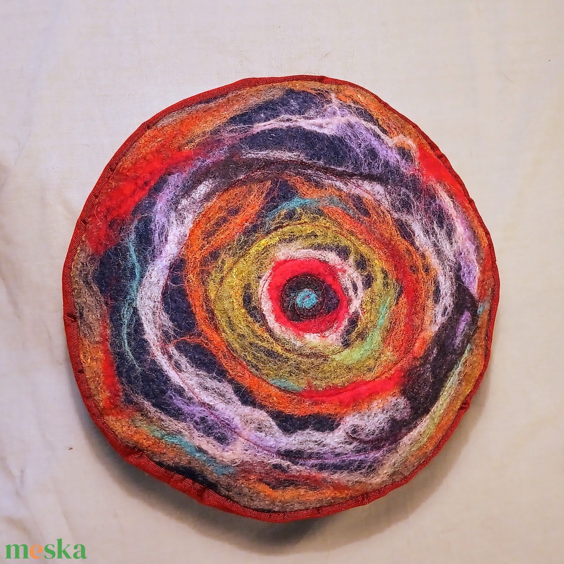 Meditációs ülőpárna, jógapárna nemez ülőlappal Capella - játék & sport - sport és kikapcsolódás - jóga, pilates, torna - jógapárna - Meska.hu