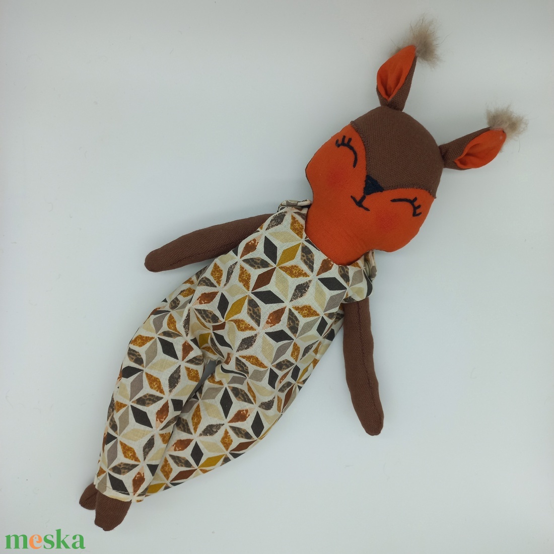 Textil mókus  - játék & sport - baba & babaház - baba - Meska.hu