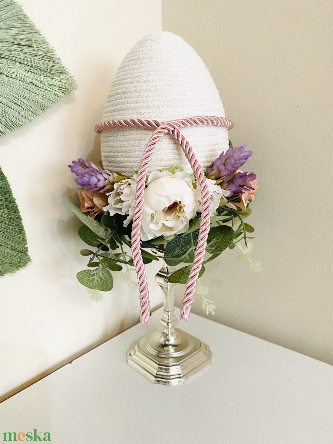 Húsvéti asztaldísz, tavaszi dekoráció - otthon & életmód - dekoráció - asztal és polc dekoráció - asztaldísz - Meska.hu