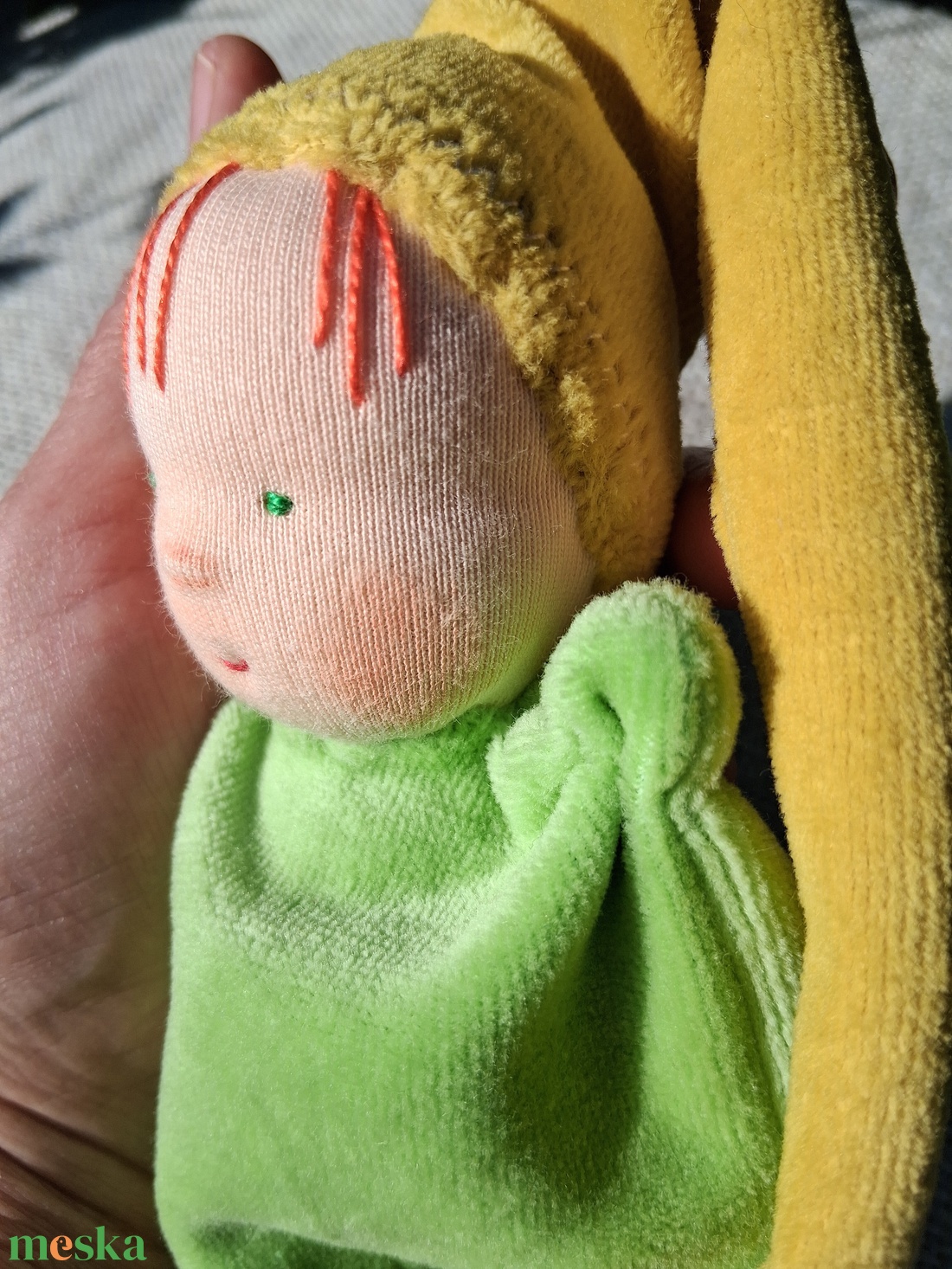 Waldorf alvóka, baba, természetes játék, manó - játék & sport - baba & babaház - baba - Meska.hu