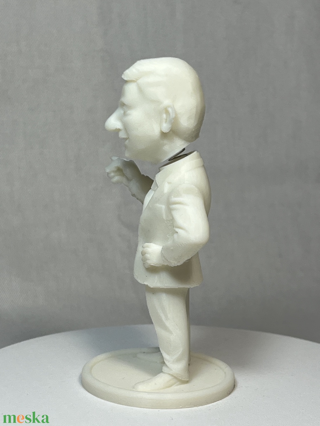 Bólogatós Lázár figura, öntapadó talppal (Fehér) - otthon & életmód - dekoráció - dísztárgy - Meska.hu