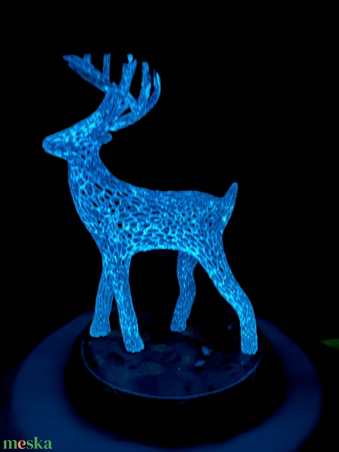 Harry Potter patrónus fluoreszkáló szarvas sötétben fluoreszkáló  - otthon & életmód - dekoráció - dekoratív figurák és szobrok - Meska.hu