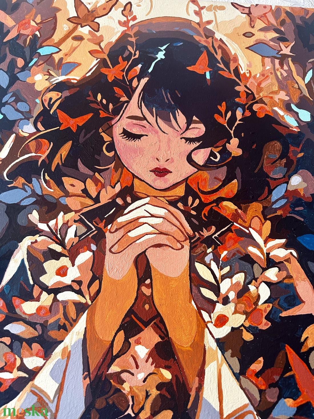 Kívánság című akril festmény  - művészet - festmény - akril - Meska.hu