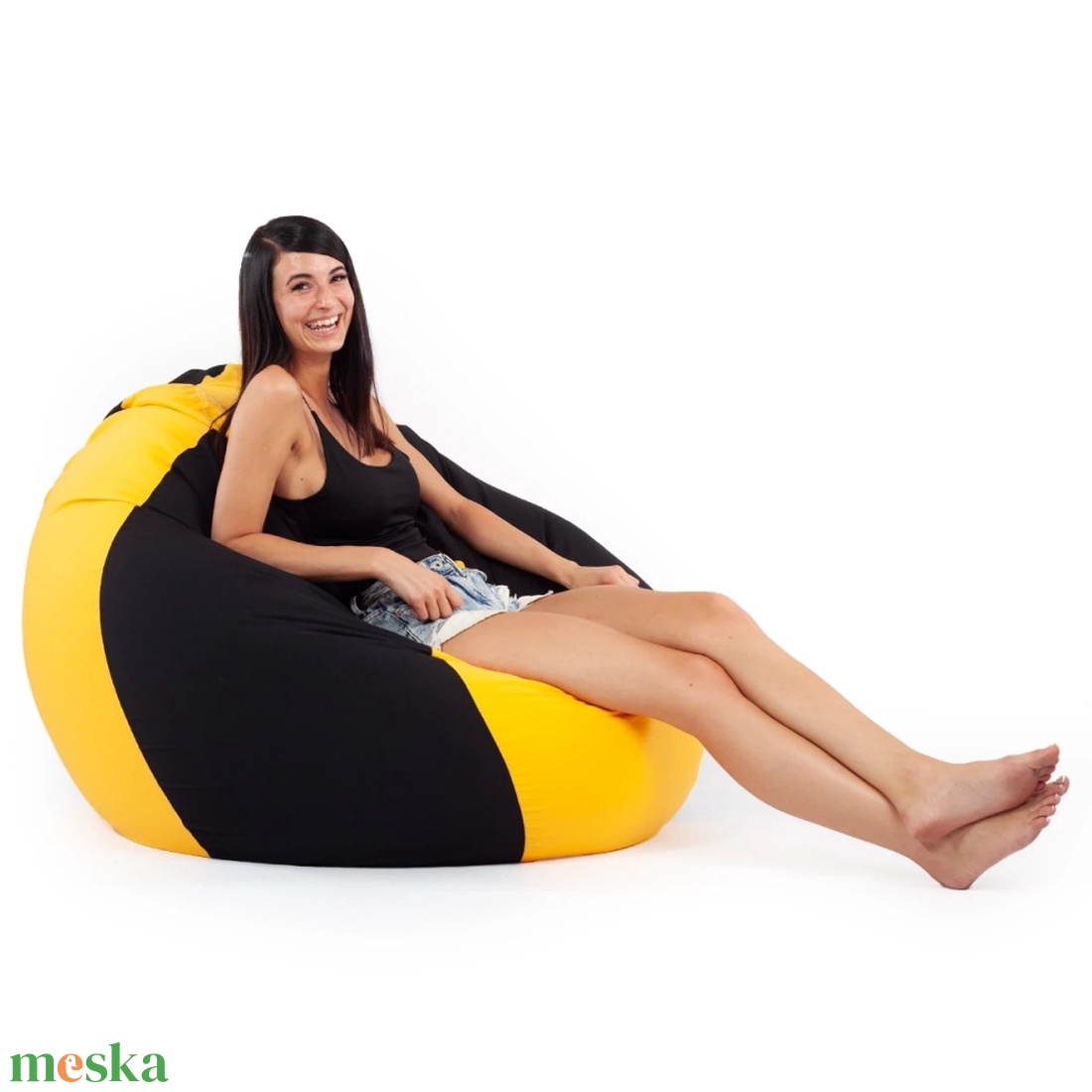 Bicolor XXL Babzsákfotel ingyenes kiszállítással többféle színben - otthon & életmód - bútor - babzsákfotel - Meska.hu