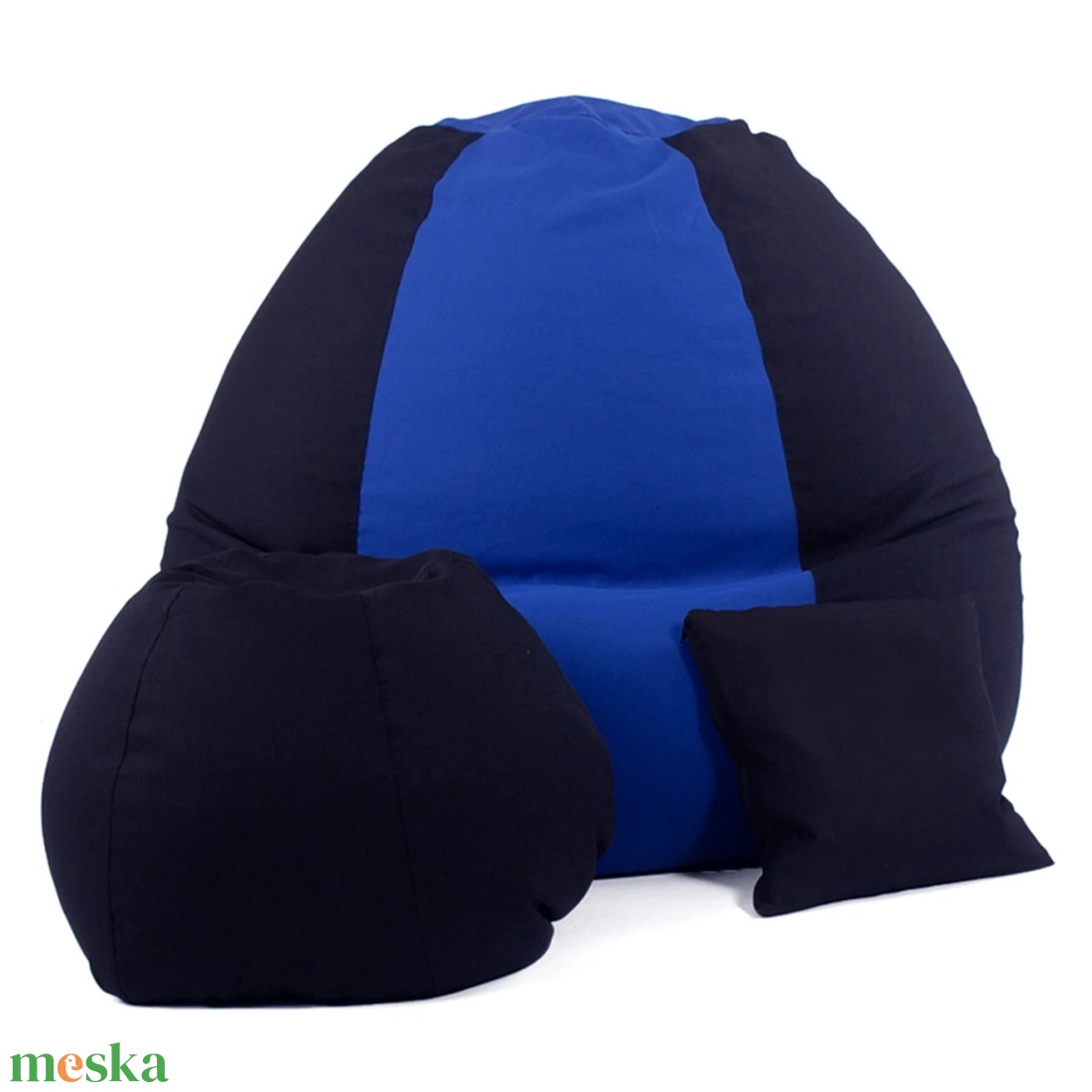 ALL IN Bicolor XXL Babzsákfotel Garnitúra ingyenes kiszállítással több színben - otthon & életmód - bútor - babzsákfotel - Meska.hu