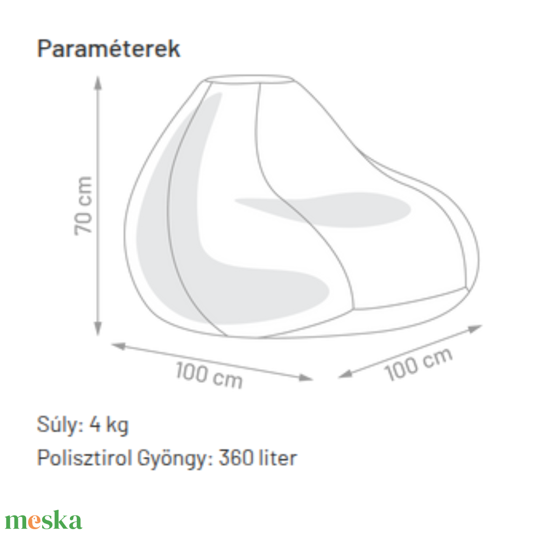 XXL Babzsákfotel több színben - otthon & életmód - bútor - babzsákfotel - Meska.hu