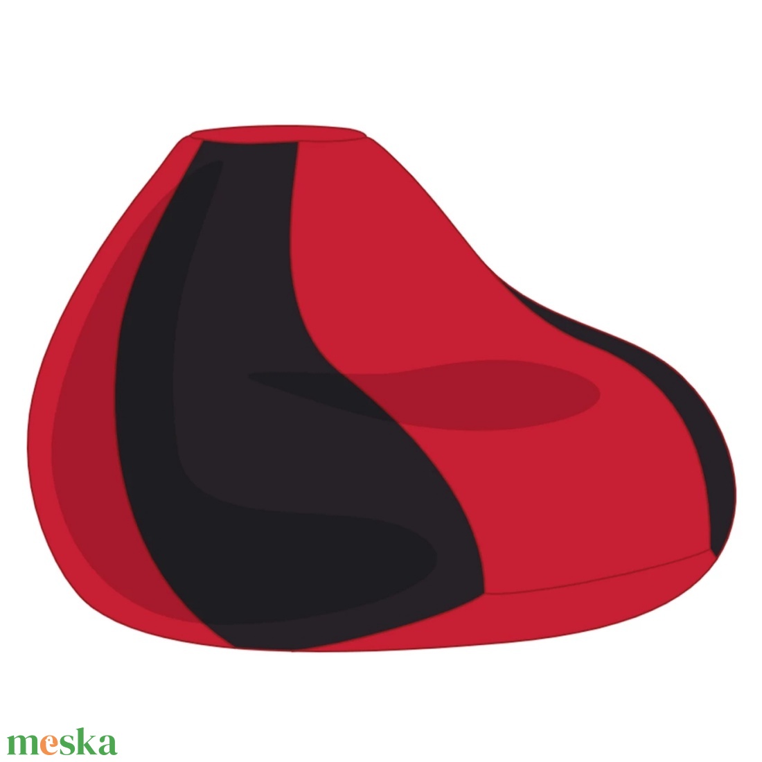 Bicolor XXL Babzsákfotel huzat - otthon & életmód - bútor - babzsákfotel - Meska.hu