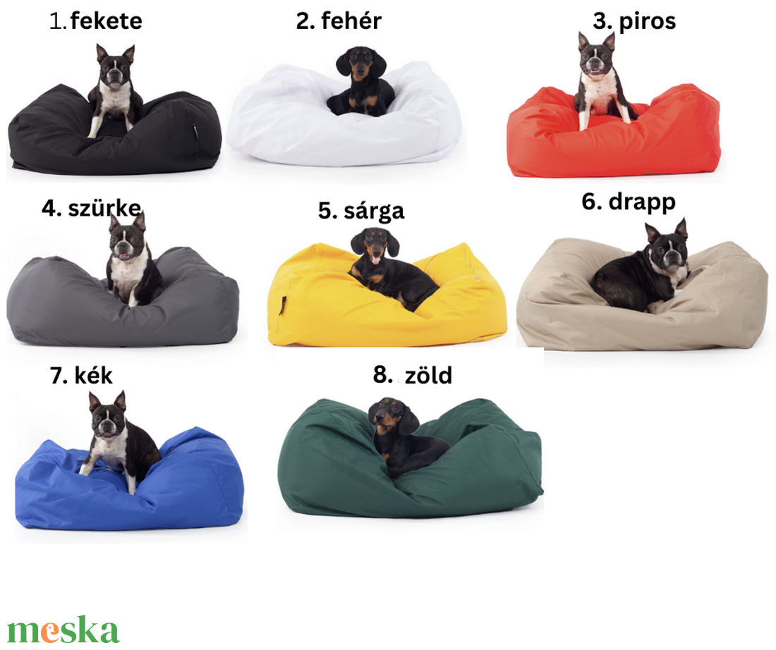 Házi Kedvenc Babzsák Fekhely Huzat többféle színben - otthon & életmód - kisállatoknak - kutyáknak - kutya fekhelyek, házak - Meska.hu