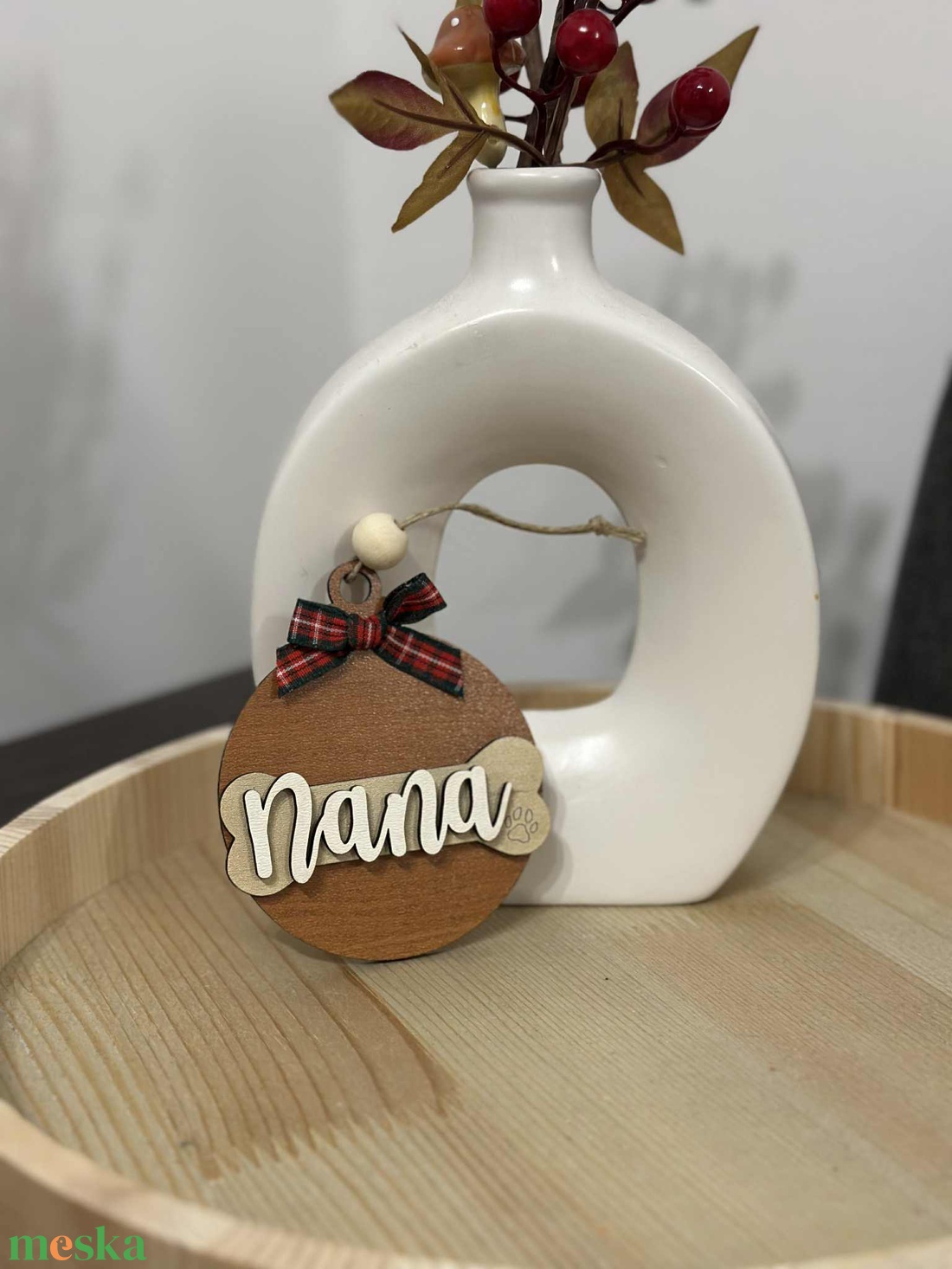 Kutyás karácsonyfa dísz - karácsony - karácsonyi lakásdekoráció - karácsonyfadíszek - Meska.hu