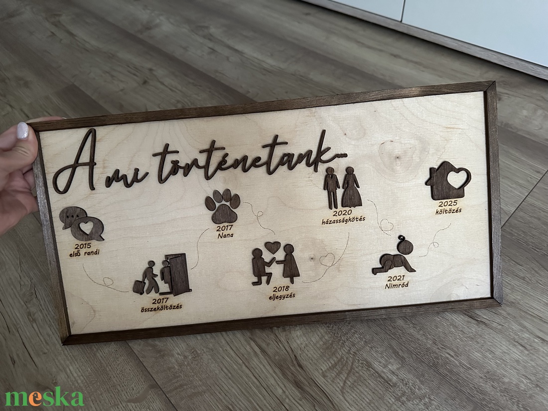 Életút tábla - otthon & életmód - dekoráció - fali és függő dekoráció - falra akasztható dekor - Meska.hu